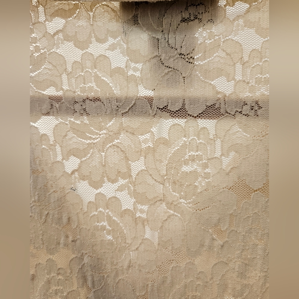 Vintage - Lace CDW Tan Blouse - NWOT - Size 1X